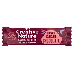 Creative Nature Oh Wow Cacao Chocolate Chewy Choc Oatie Bar - (Case of 20)