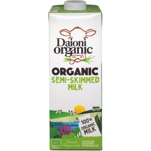 Daioni Organic Daioni Organic Semi-Skimmed UHT Milk 1 Litre (Case of 12) (3 minimum)