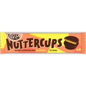 Doisy & Dam Dark Chocolate Almond Nuttercups, 30gr