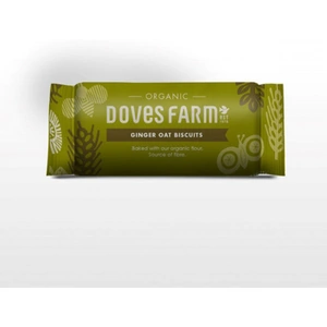Doves Farm Ginger Oat Biscuits - 200g (Case of 12)