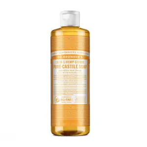 Dr Bronner's Magic Soaps 18-in-1 Hemp Citrus Orange Pure-Castile Liquid Soap - 237ml