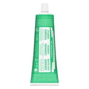 Dr Bronner's Magic Soaps Fluoride Free Spearmint Toothpaste 105ml