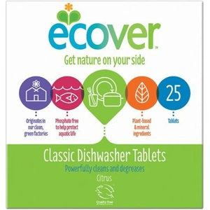 Ecover Dishwasher Tablets 25 Tablets (Case of 6 )