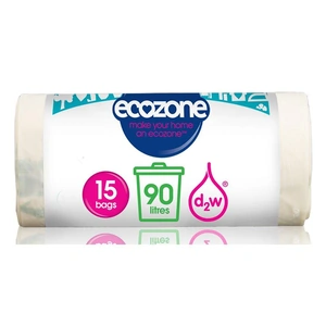 Ecozone Biodegradable Bin Liners 90 Litres (15 Bags)