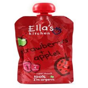 Ellas Kitchen S1 Strawberries & Apples 120g (7 minimum)