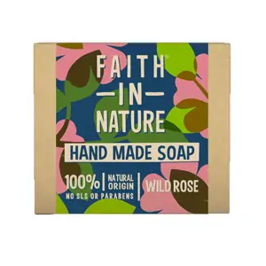 Faith In Nature Wild Rose Soap Bar 100g