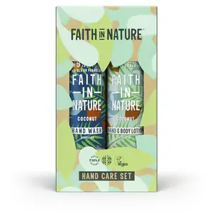 Faith In Nature Coconut Hand Care Set 2x400ml