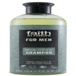 View product details for the Faith in Nature Faith For Men Blue Cedar Shampoo 400ml (Case of 6 )