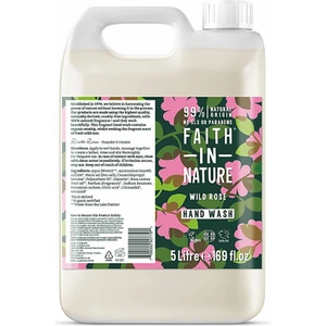 Faith In Nature Wild Rose Hand Wash - 5Ltr