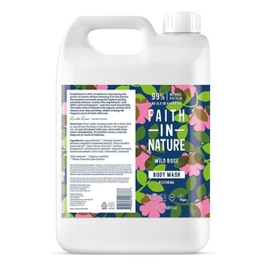 Faith In Nature Body Wash Wild Rose 5ltr