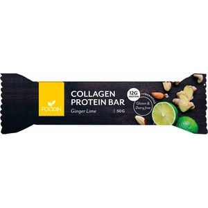 Foodin Ginger Lime Collagen Protein Bar 50g