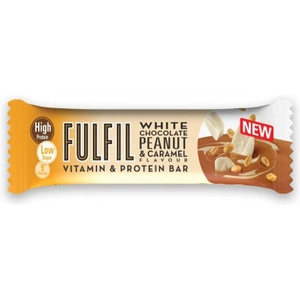 Fulfil Fulfil Protein & Vitamin White Peanut and Caramel Bar 55g (Case of 15) (15 minimum)