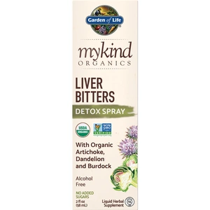 Garden of Life Mykind Organics Herbal Liver Bitters Spray - 58ml