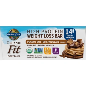 Garden of Life Organic Fit Plant-Based Bar - Peanut Butter Chocolate - 12 Bars