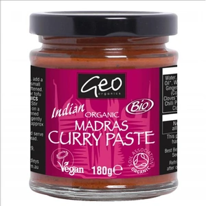 Geo Organics Pastes - Madras Curry Paste 180g