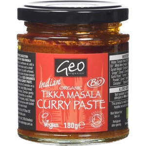 Geo Organics Organic Tikka Curry Paste 80g x 6 (Case of 1)