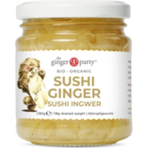 Ginger Party Organic Pickled Sushi Ginger - 190g