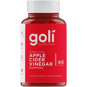 Goli Nutrition Apple Cider Vinegar Gummies, 60 Pieces