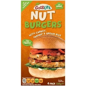 Goodlife Foods Nut Burgers With Carrot Parsnip And Brown Rice (4)