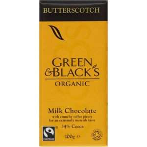 Green & Blacks Green & Black's Organic Milk Butterscotch Chocolate 100g