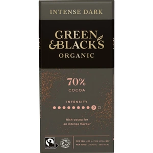 GREEN & BLACK'S Green and Black's Chocolate Bar Dark - 90g (Case of 18) (18 minimum)