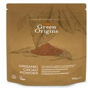 Green Origins Organic Cacao Powder 150g (Case of 6)