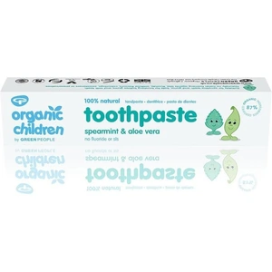 Green People Organic Children Spearmint & Aloe Vera Toothpaste, 50ml