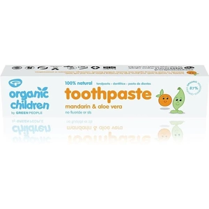 Green People Organic Children Mandarin & Aloe Vera Toothpaste, 50ml