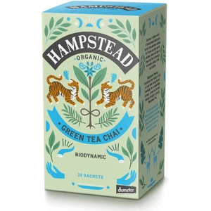 Hampstead Tea Organic Biodynamic Green Chai GreenTea Bags (2g) 40g