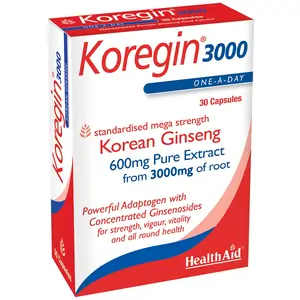 Health Aid Koregin3000 Korean Ginseng 600mg 30's