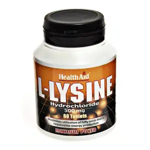 Health Aid L-Lysine Hydrochloride 500mg 60's