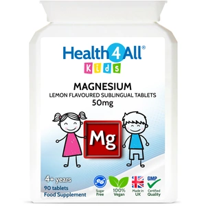 Health4All Supplements Kids Magnesium 50mg Sublingual Tablets (Units: 90 Tablets (V))