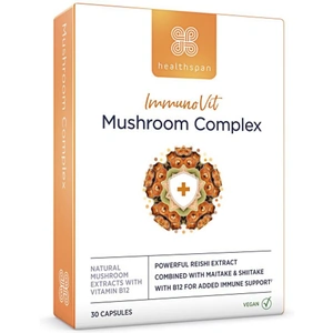 Healthspan ImmunoVit Mushroom Complex 30 Capsules