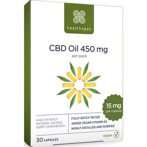 Healthspan CBD Oil Capsules 450mg - 30 capsules