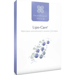 Healthspan Lipo-Carn - Alpha-lipoic Acid & Acetyl-l-carnitine - 60 tablets