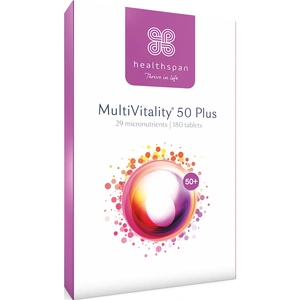 Healthspan MultiVitality 50 Plus - 180 Tablets