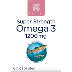 Healthspan Super Strength Omega 3 1,200mg - 60 Capsules