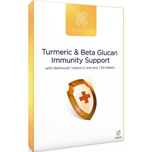 Healthspan Turmeric & Beta Glucan Immunity Support - 60 tablets