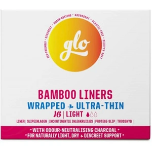 Here We Flo Glo Bamboo Liner Sens Bladder 16pieces (Case of 12)