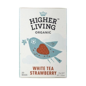 Higher Living Organic Organic White Tea Strawberrytea 20bags