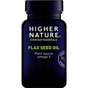 Higher Nature Flax Seed Oil Capsules, 1000mg, 60 Capsules