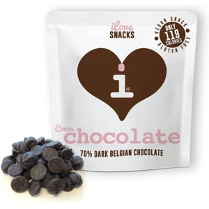 I Love Snacks 70% Cocoa Belgian Chocolate - 22g x 15