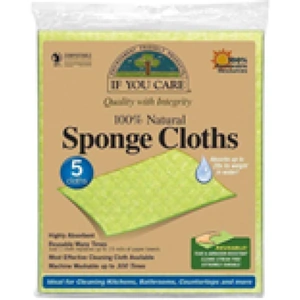 If You Care Cellulose & Cotton Natural Sponge Cloths - 5 Pack