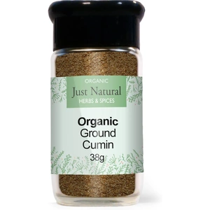 View product details for the Just Natural Cumin Ground (jar) 38g