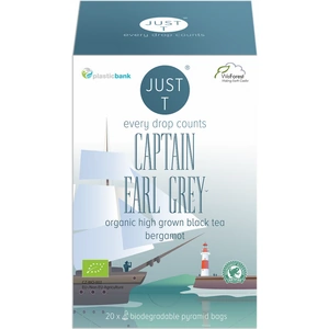 Just T Captain Earl Grey Bergamot Tea - 20 Bags x 6