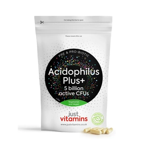 Just Vitamins Acidophilus Plus with Prebiotic