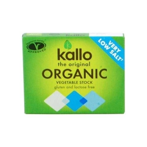 Kallo Foods Organic Low Salt Vegetable Stock Cube 6 x 11g x 15