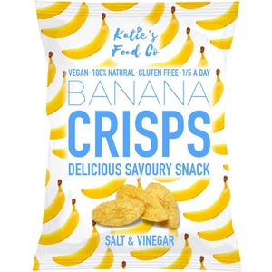 Katies Food Co Salt & Vinegar Banana Crisp 32g (Case of 12)