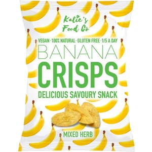 Katies Food Co Mixed Herb Savoury Banana Cris 32g (Case of 12)