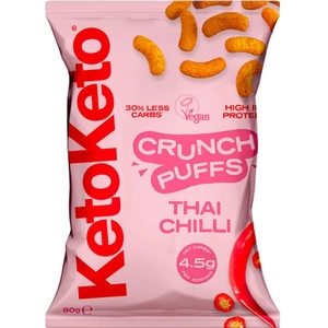 KetoKeto Crunch Puffs Thai Chilli 80g (Case of 10) (10 minimum)